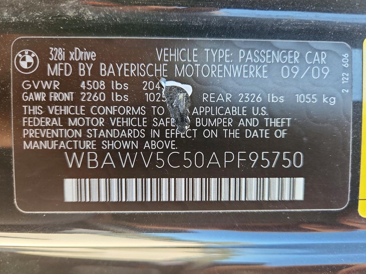 2010 BMW 3 SERIES