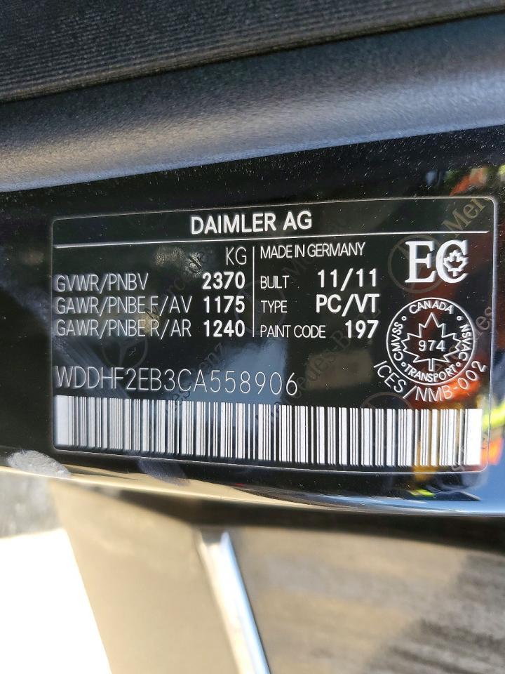 2012 MERCEDES-BENZ E-Class
