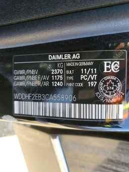 2012 MERCEDES-BENZ E-Class