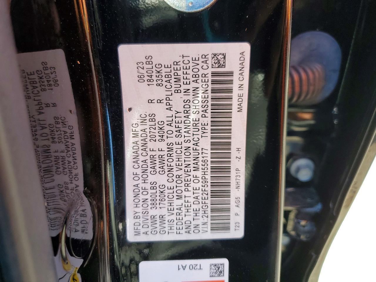 2023 HONDA CIVIC