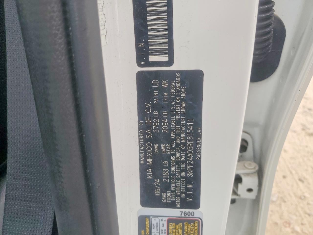 2024 KIA FORTE