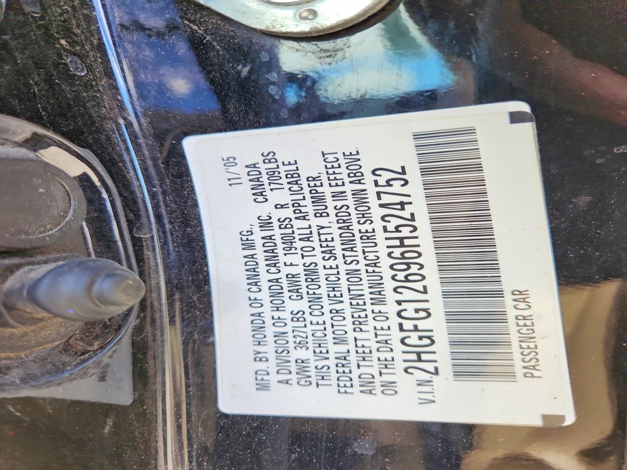 2006 HONDA CIVIC