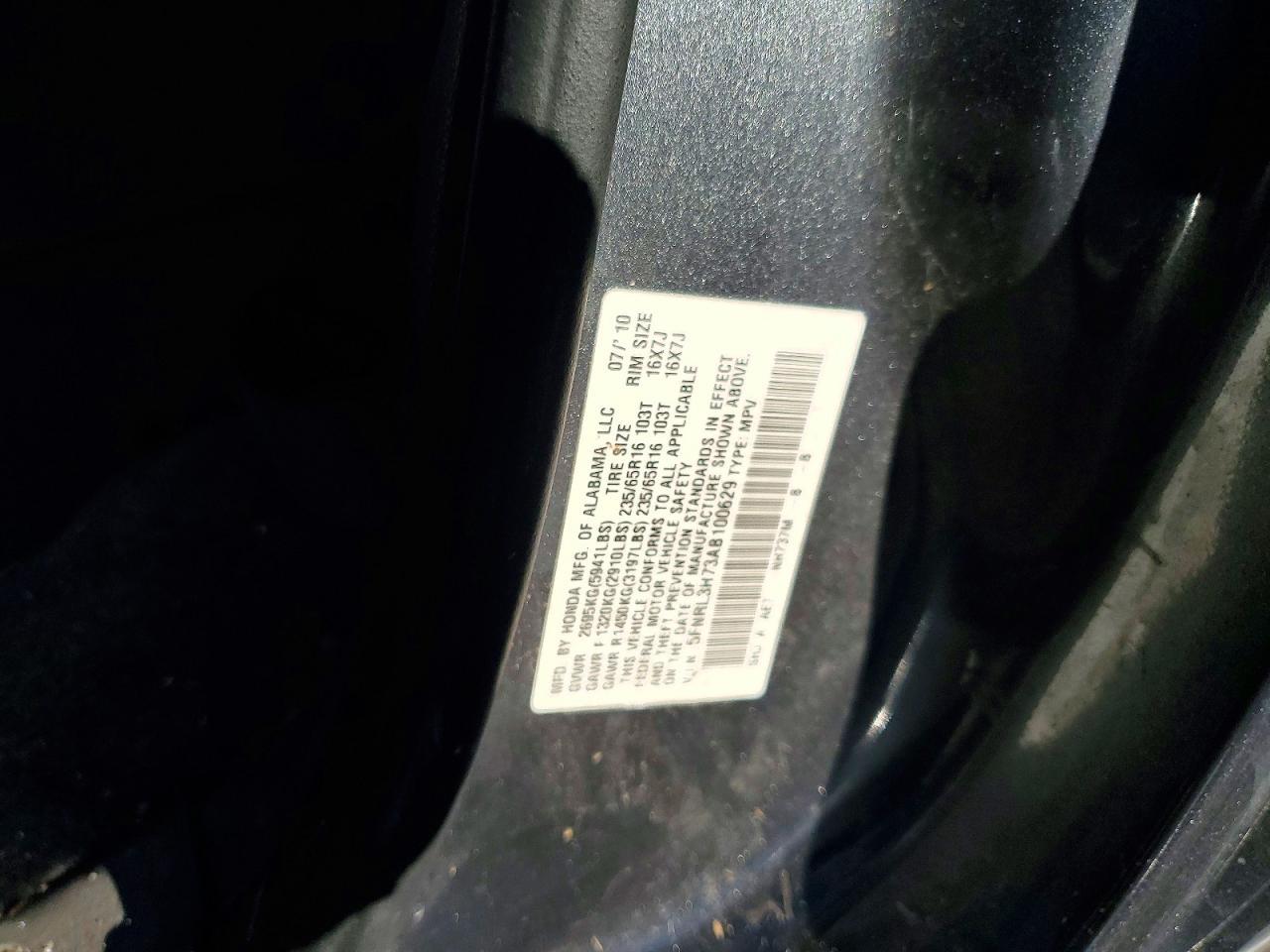 2010 HONDA ODYSSEY