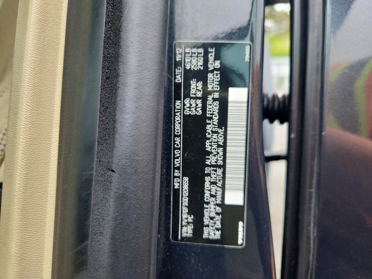 2013 VOLVO S60