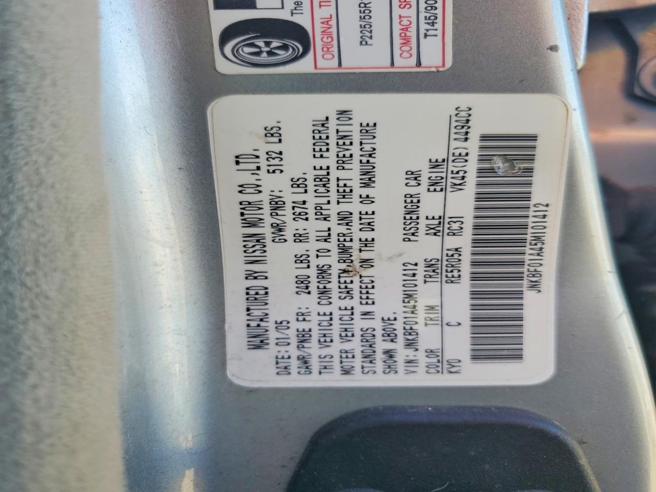 2005 INFINITI Q45