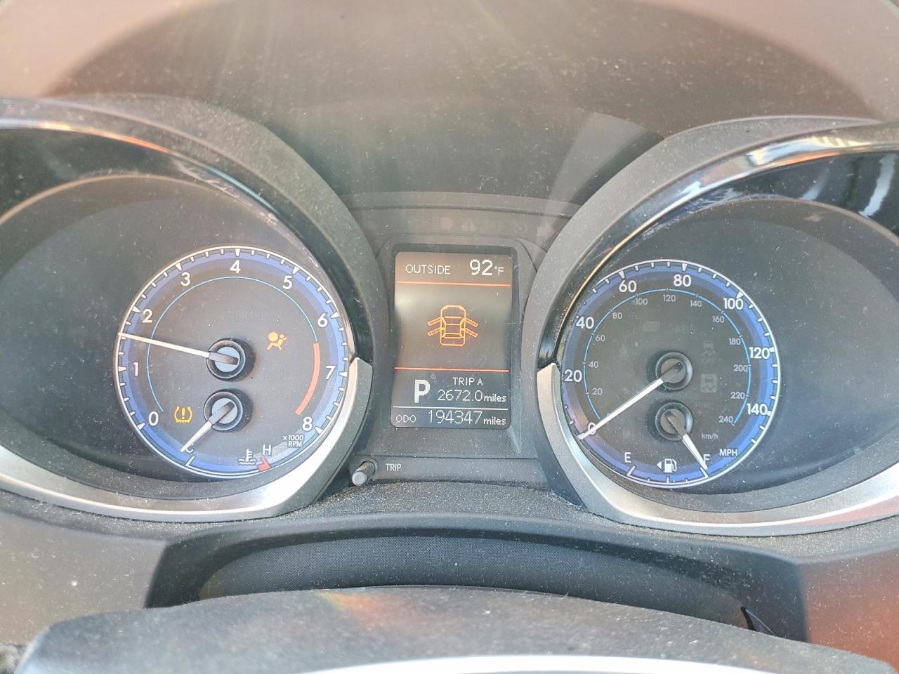 2015 TOYOTA COROLLA