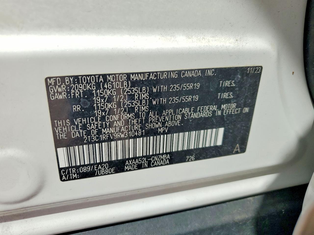 2024 TOYOTA RAV4