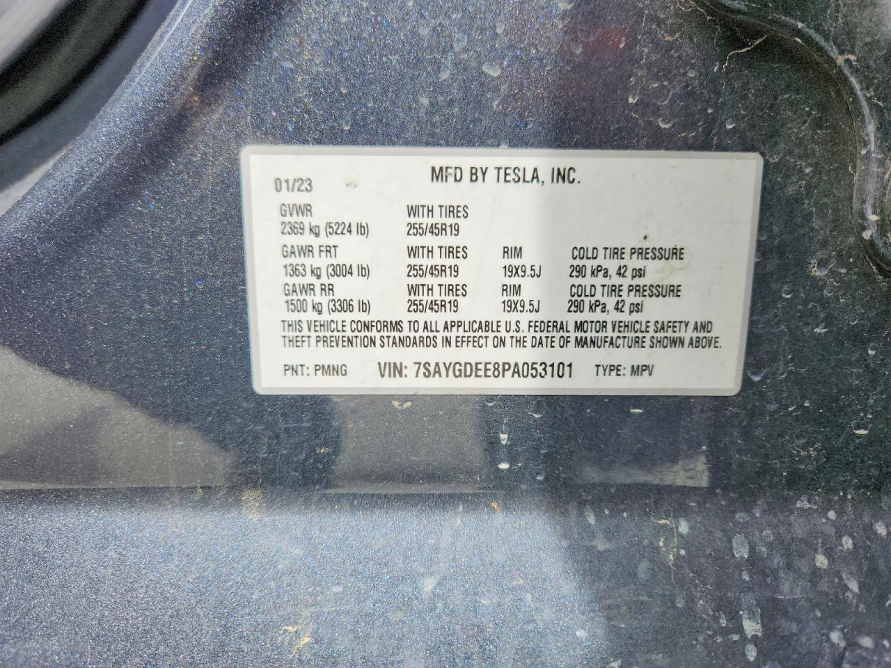 2023 TESLA MODEL Y