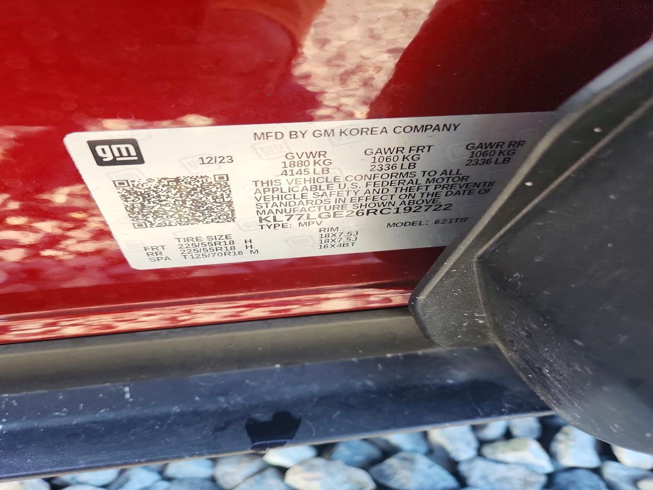 2024 CHEVROLET TRAX
