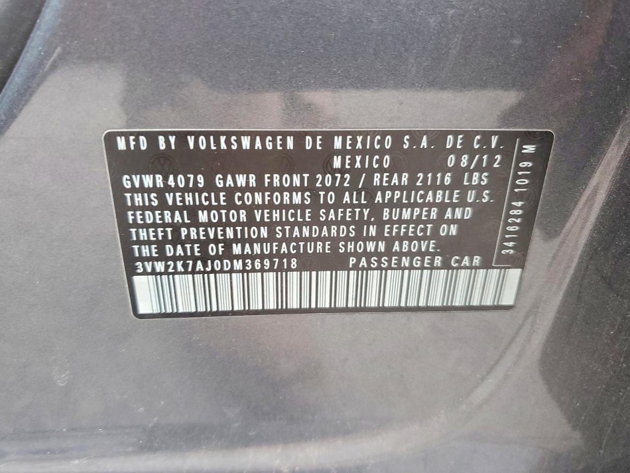 2013 VOLKSWAGEN JETTA