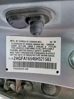 2006 HONDA CIVIC