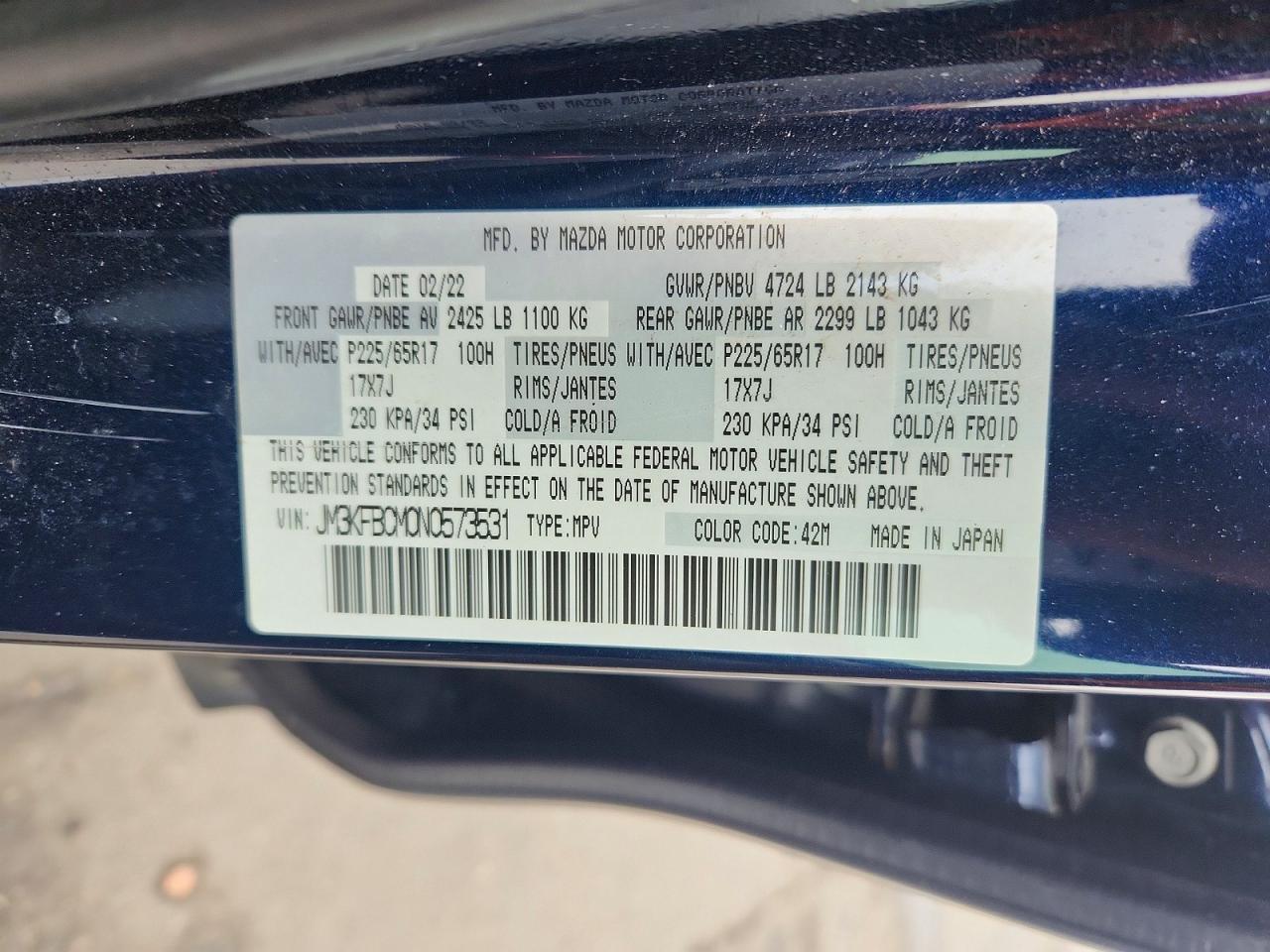 2022 MAZDA CX-5
