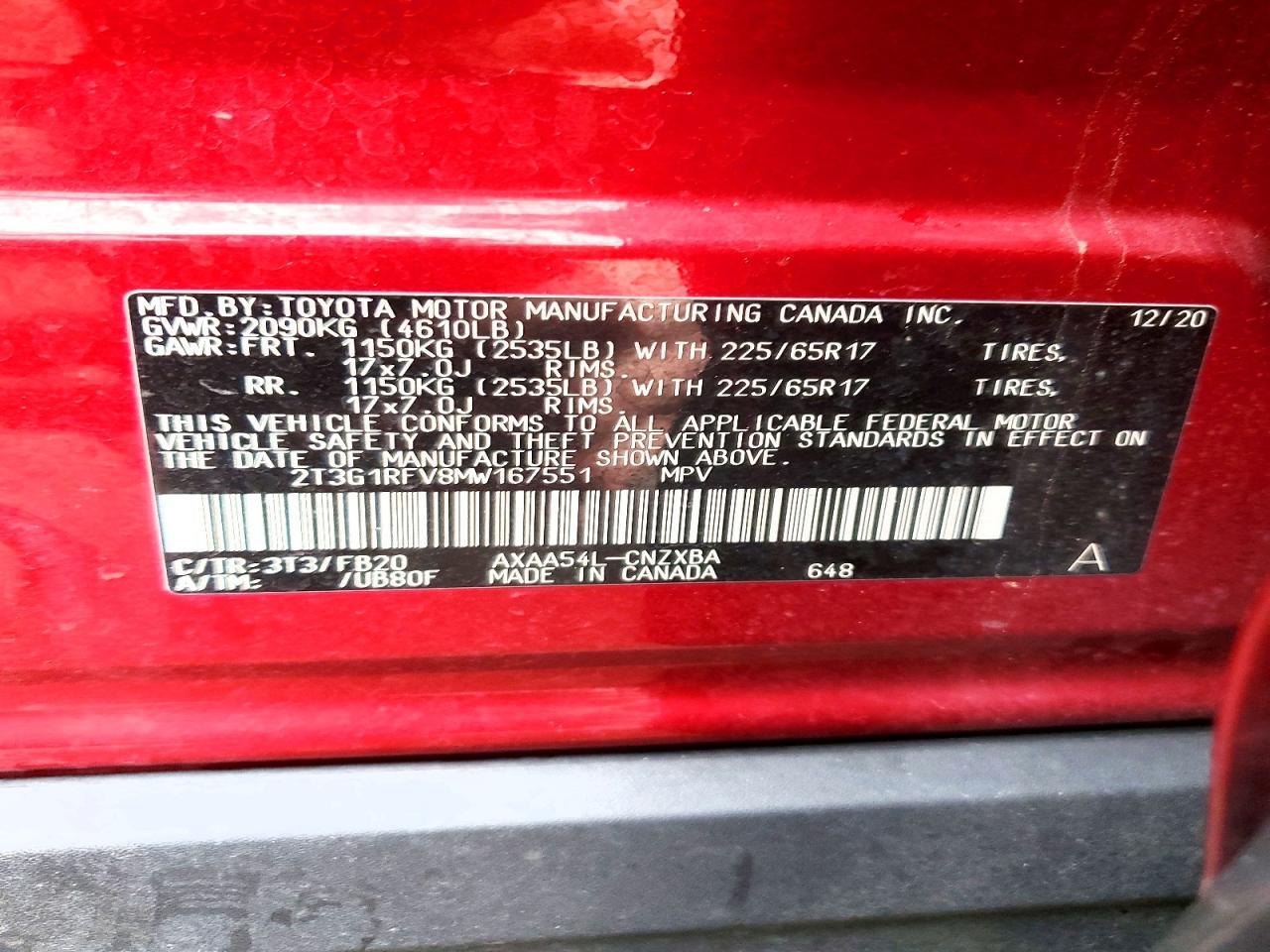 2021 TOYOTA RAV4