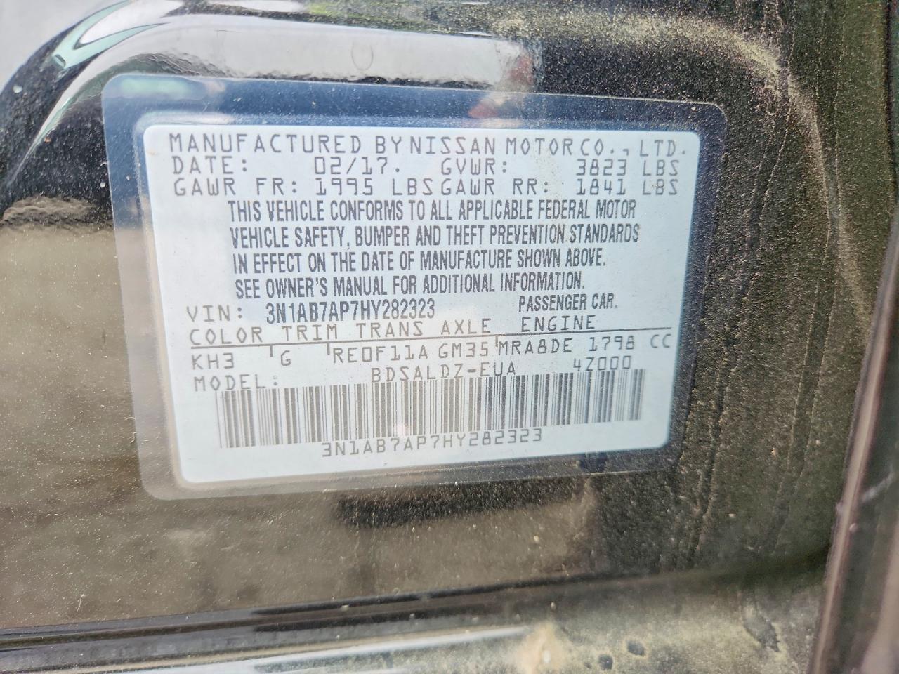 2017 NISSAN SENTRA
