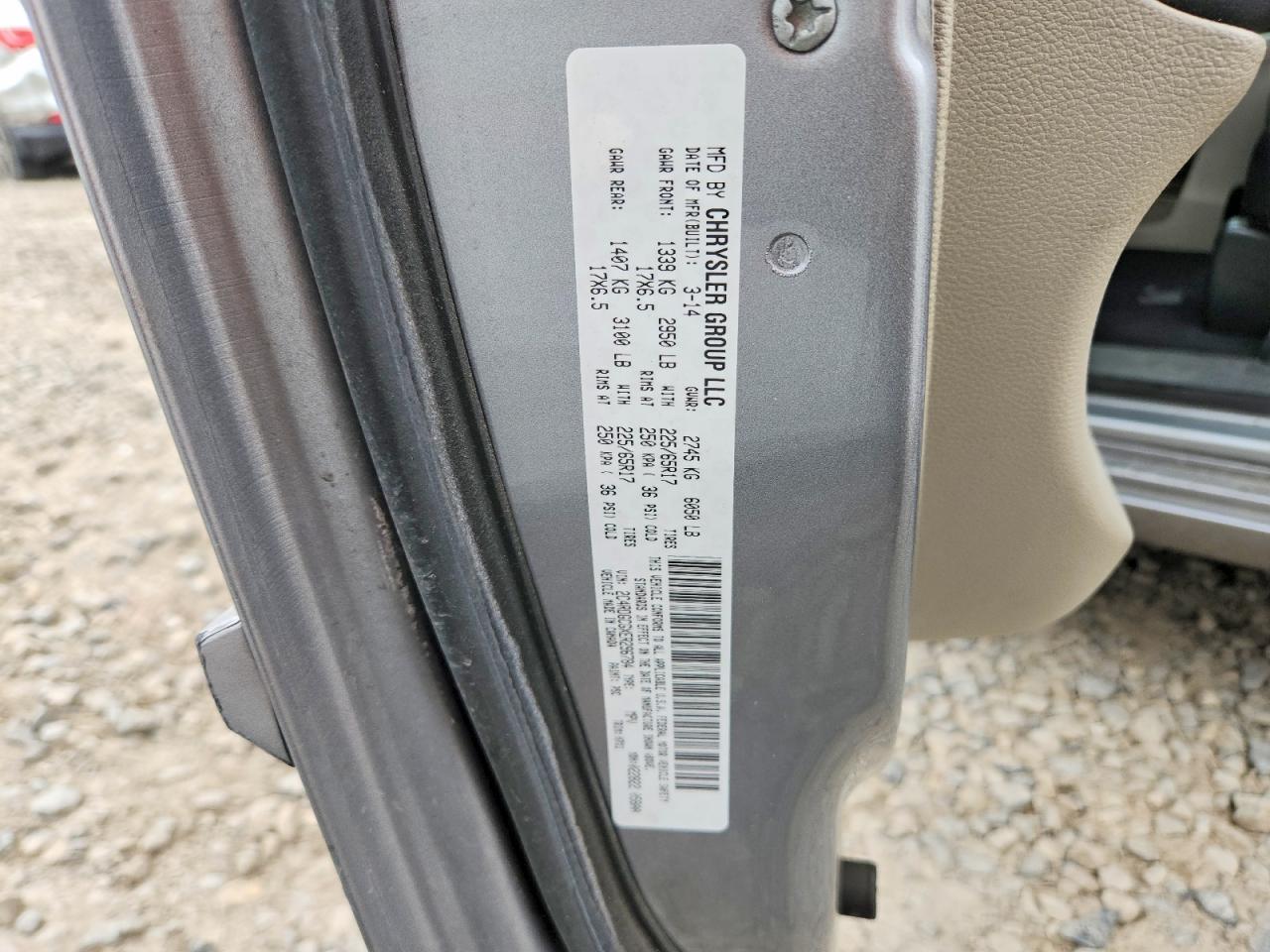 2014 DODGE GRAND CARAVAN