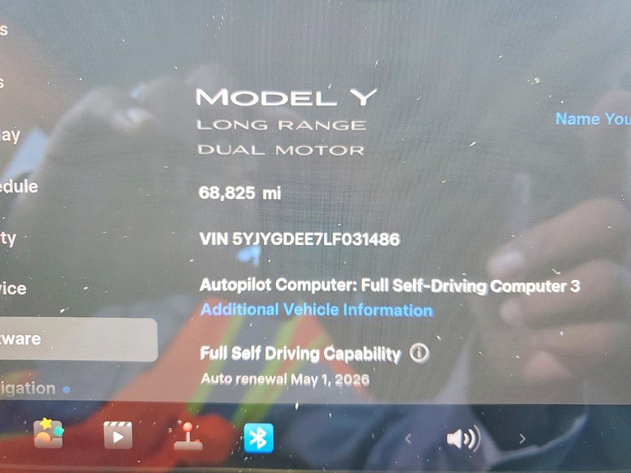2020 TESLA MODEL Y