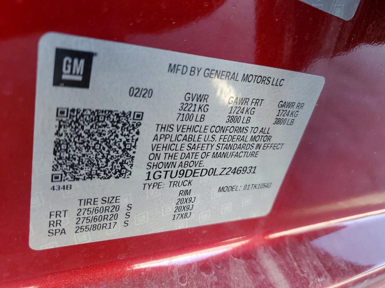 2020 GMC Sierra
