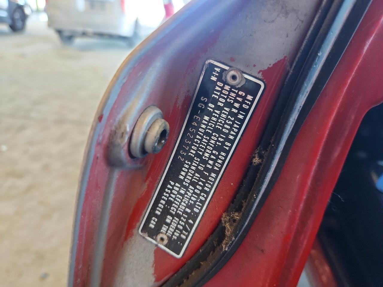 1978 HONDA ACCORD