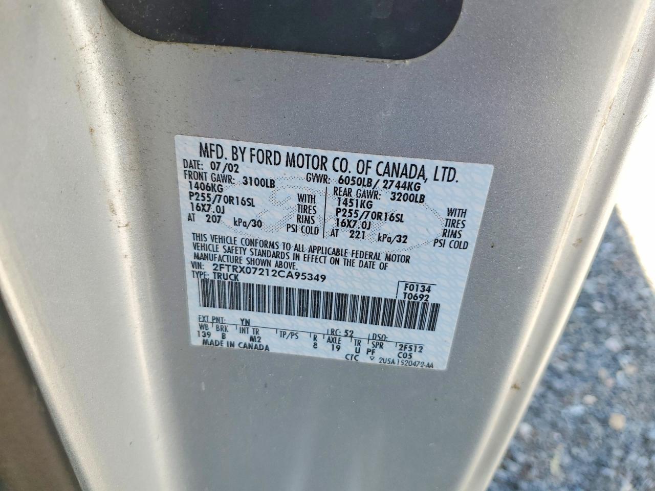 2002 FORD F-150 Lightning