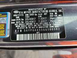 2016 KIA SORENTO