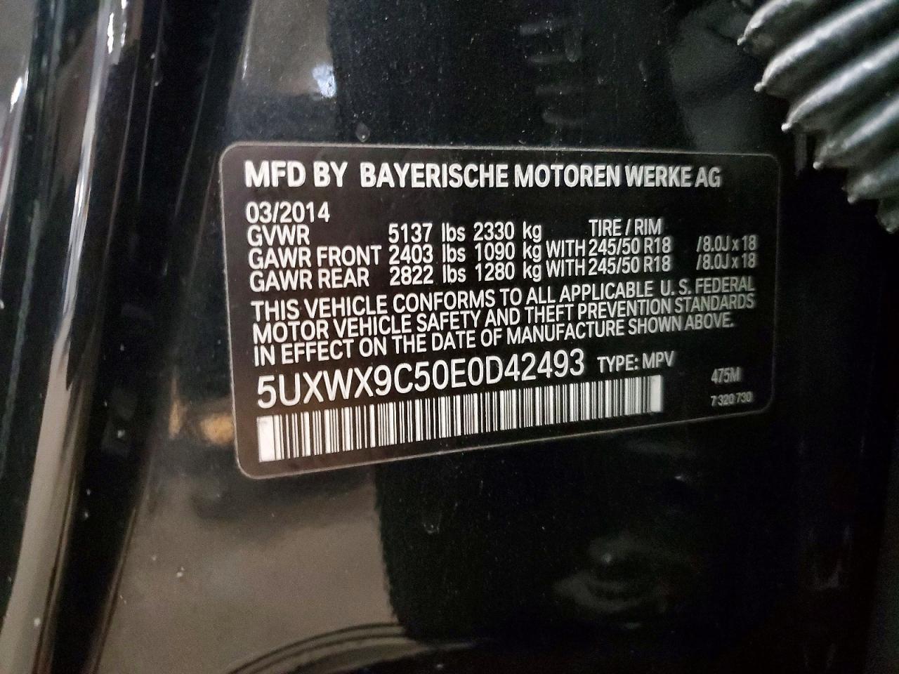 2014 BMW X3