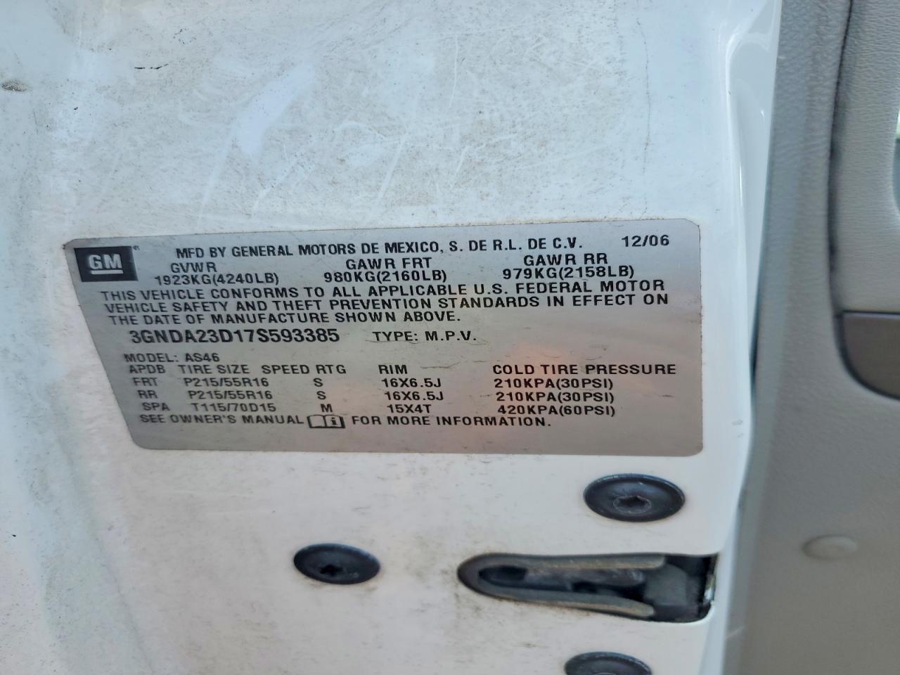 2007 CHEVROLET HHR