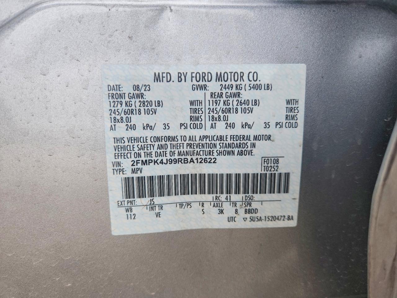 2024 FORD EDGE