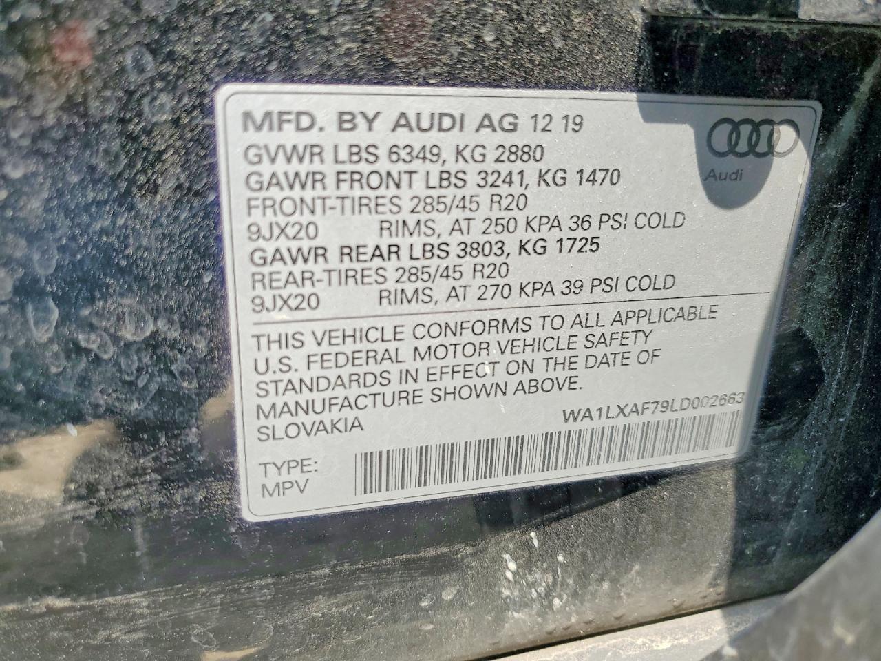 2020 AUDI Q7