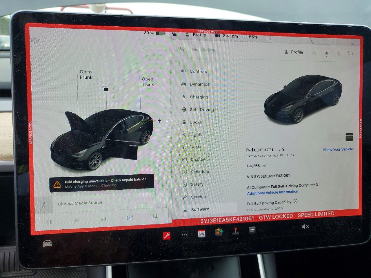 2019 TESLA MODEL 3