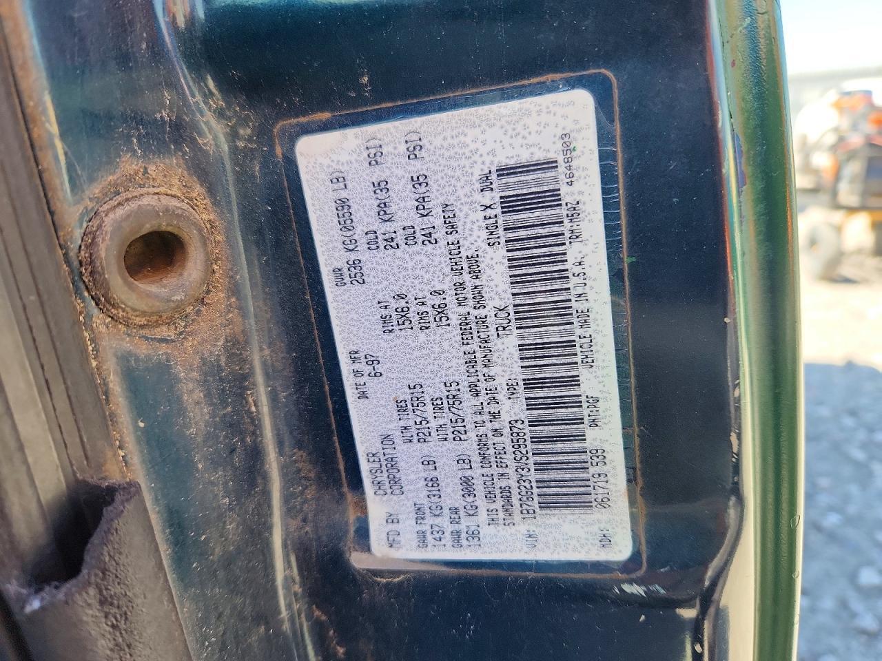 1997 DODGE Dakota