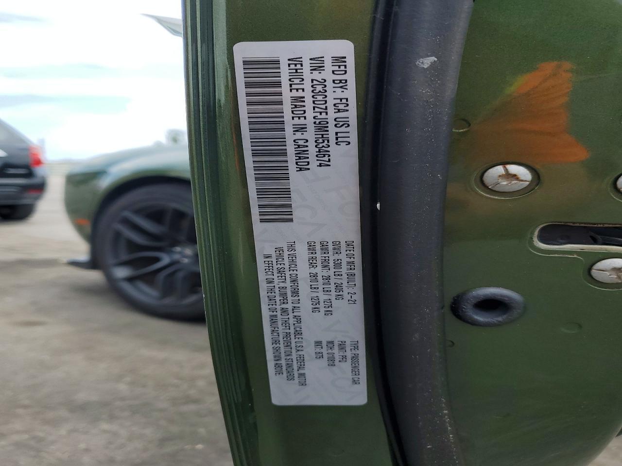 2021 DODGE Challenger