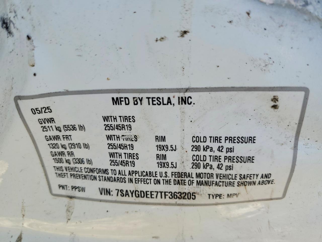 2026 Tesl Model Y Long Range Awd