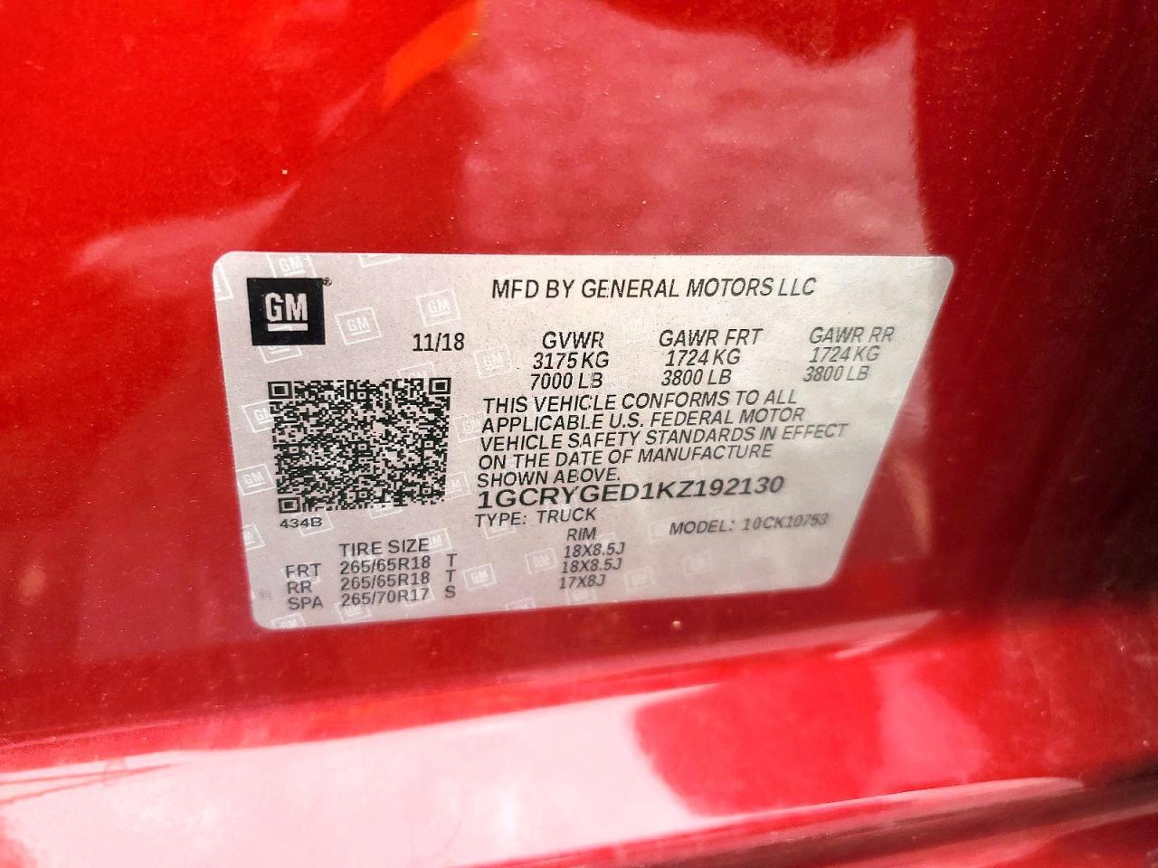 2019 CHEVROLET Silverado
