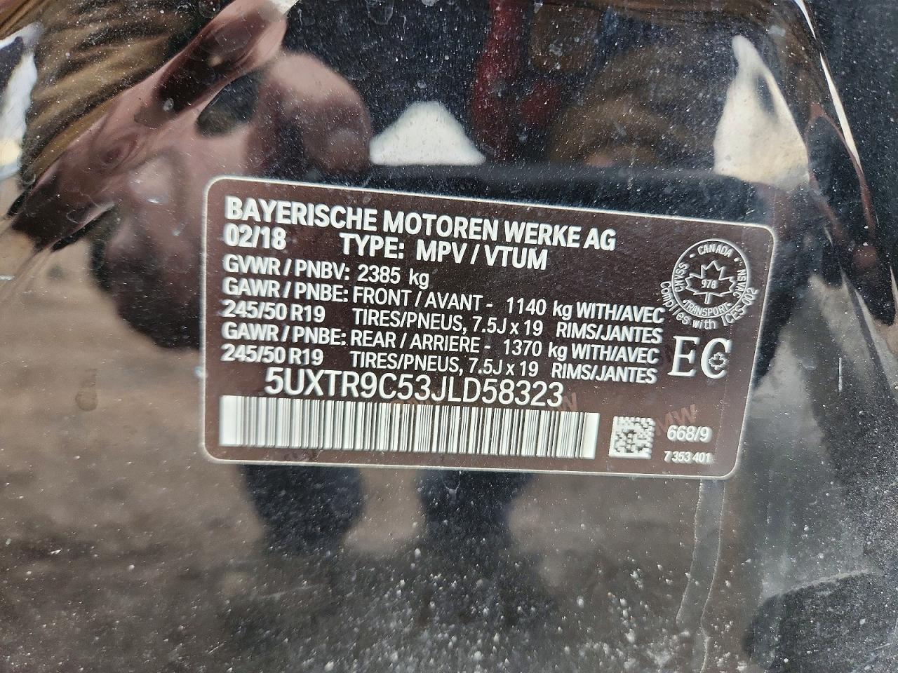 2018 BMW X3