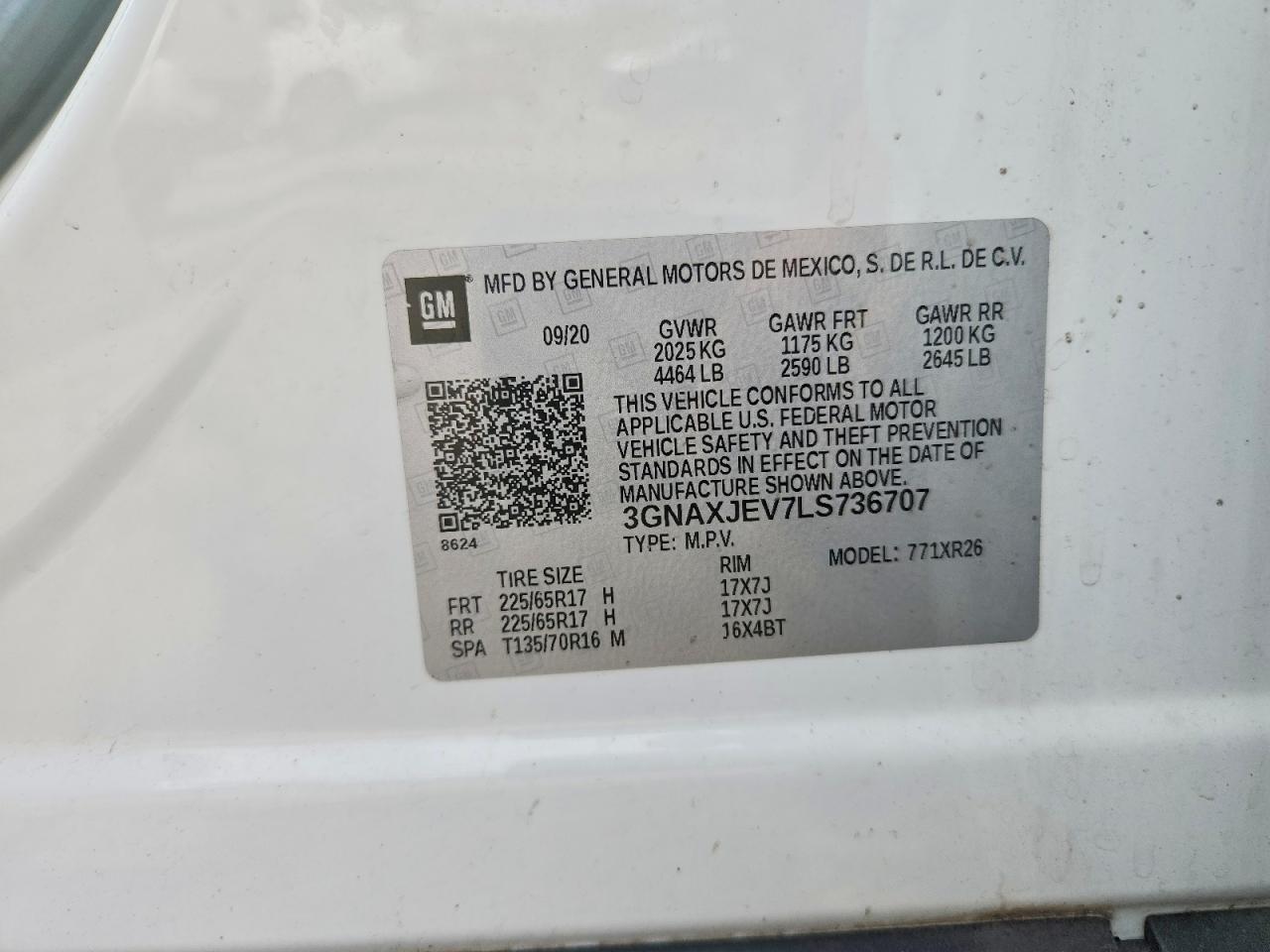2020 CHEVROLET EQUINOX