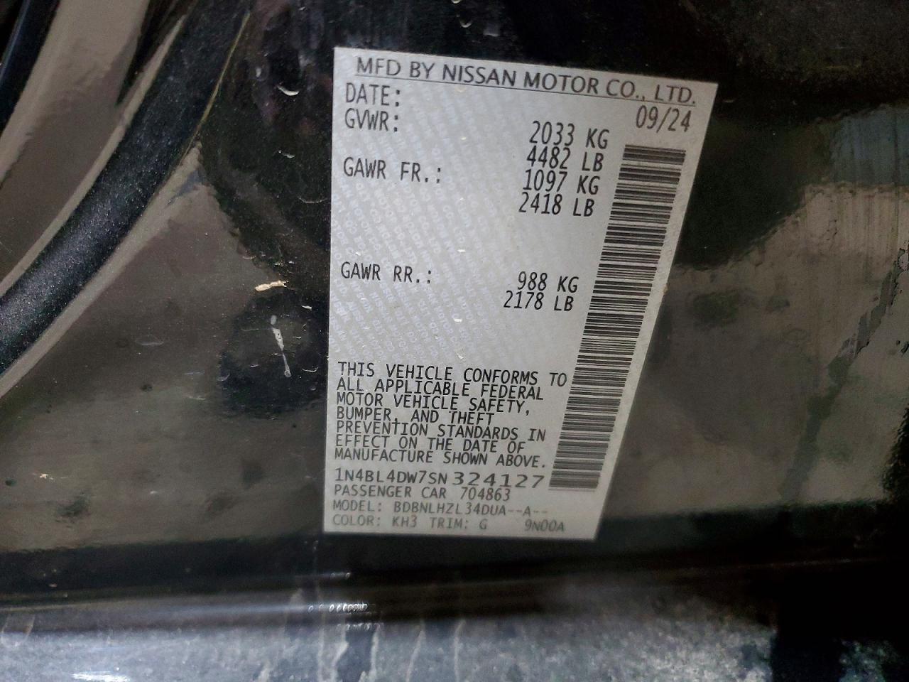 2025 NISSAN ALTIMA