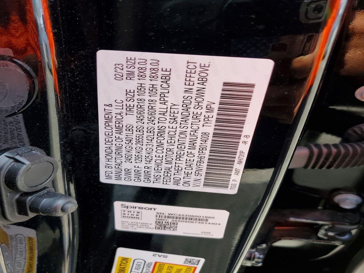2023 HONDA Passport