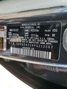 2023 KIA K5