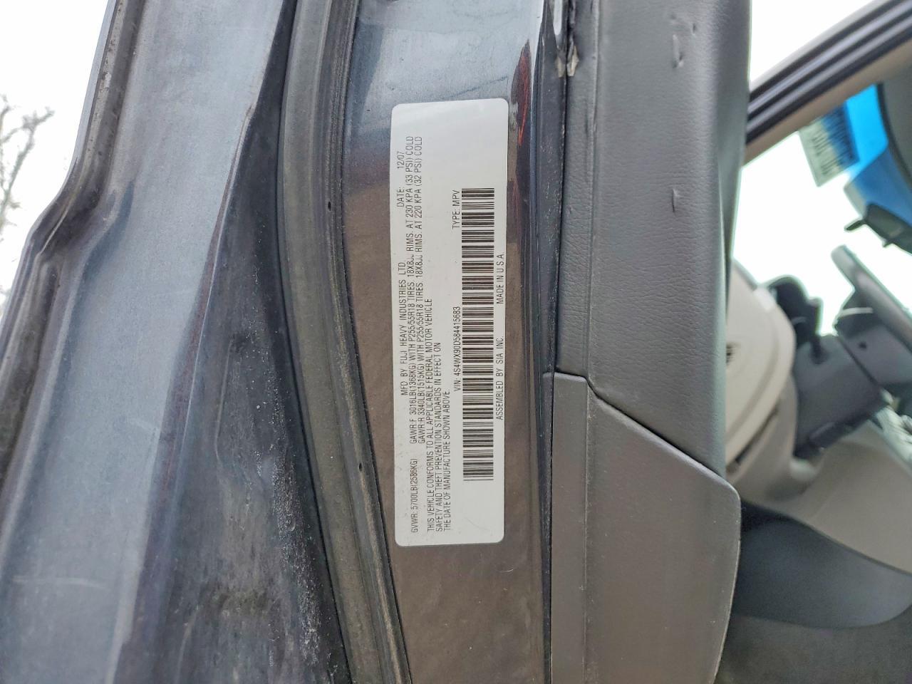 2008 SUBARU Tribeca