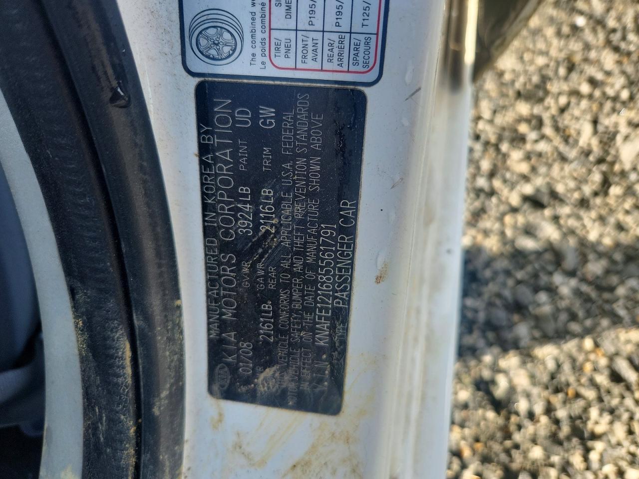 2008 KIA Spectra