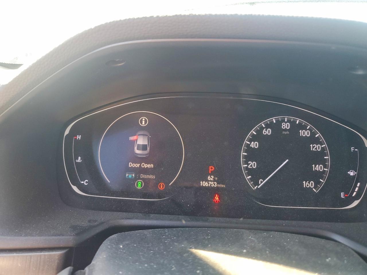 2019 HONDA ACCORD