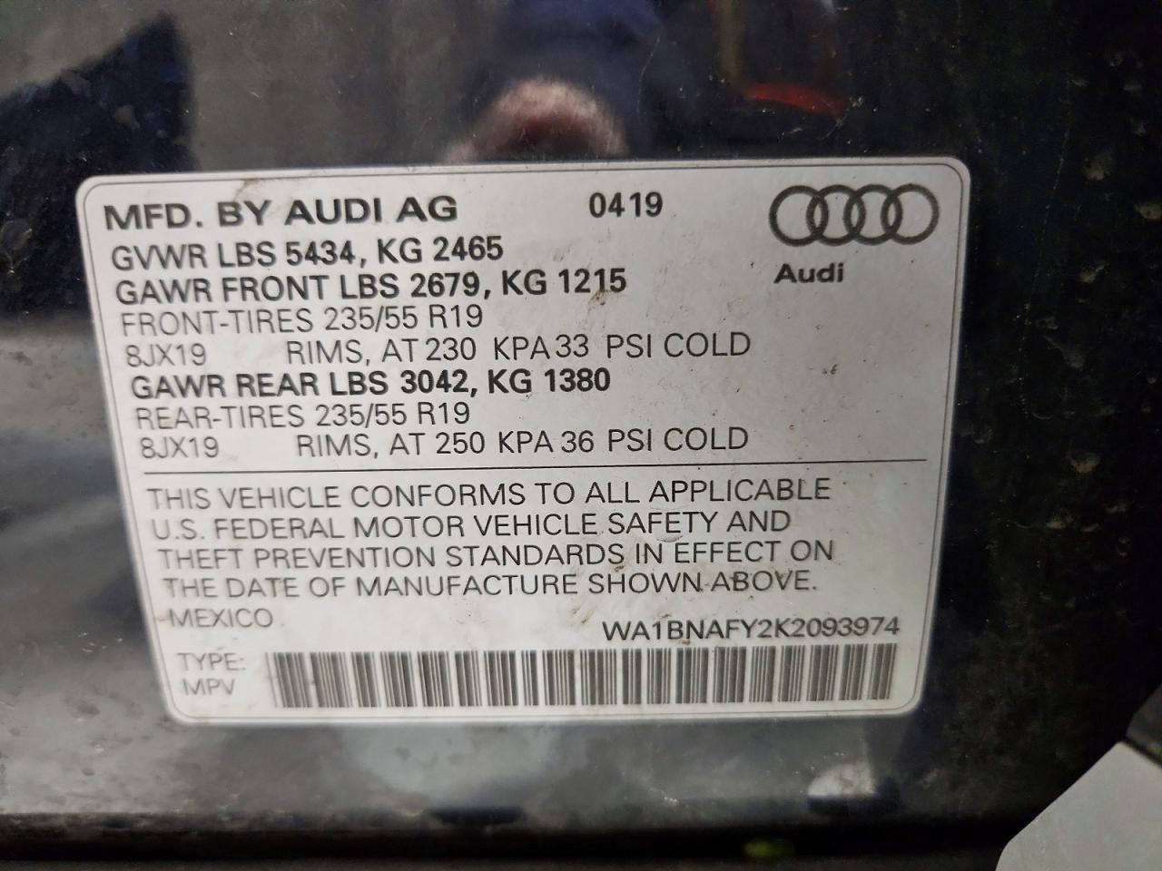 2019 AUDI Q5