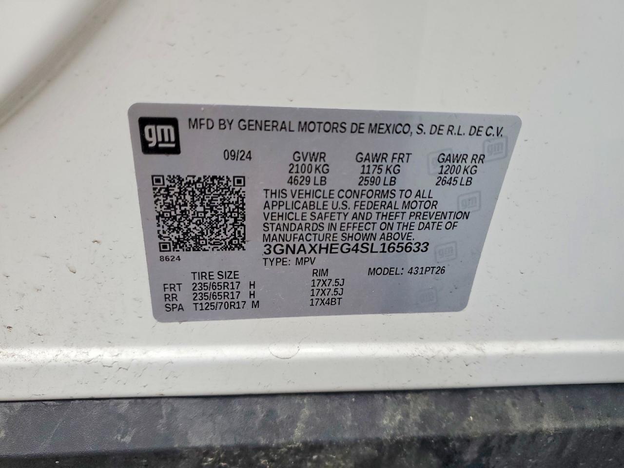 2025 CHEVROLET EQUINOX