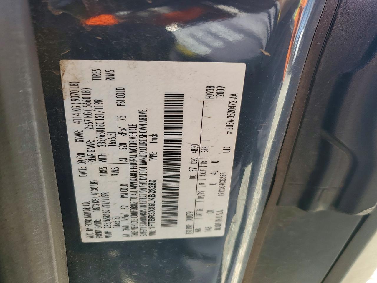 2020 FORD Transit