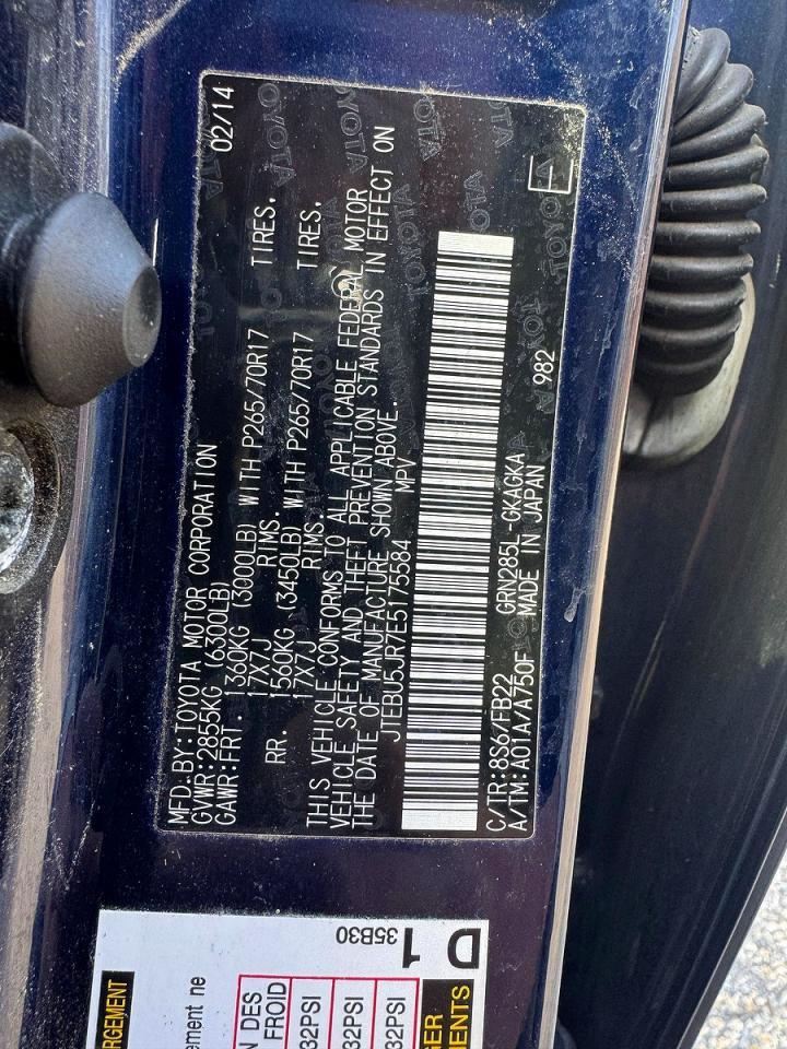2014 TOYOTA 4Runner