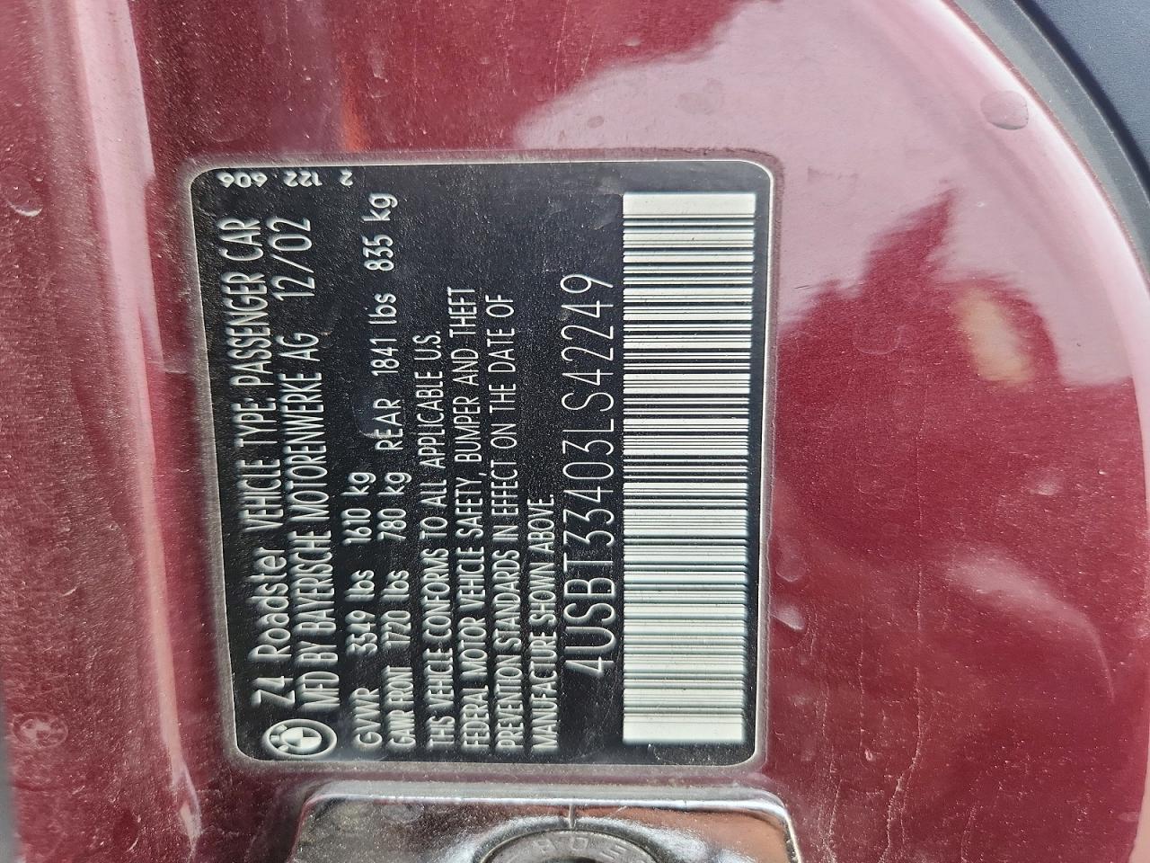 2003 BMW Z4