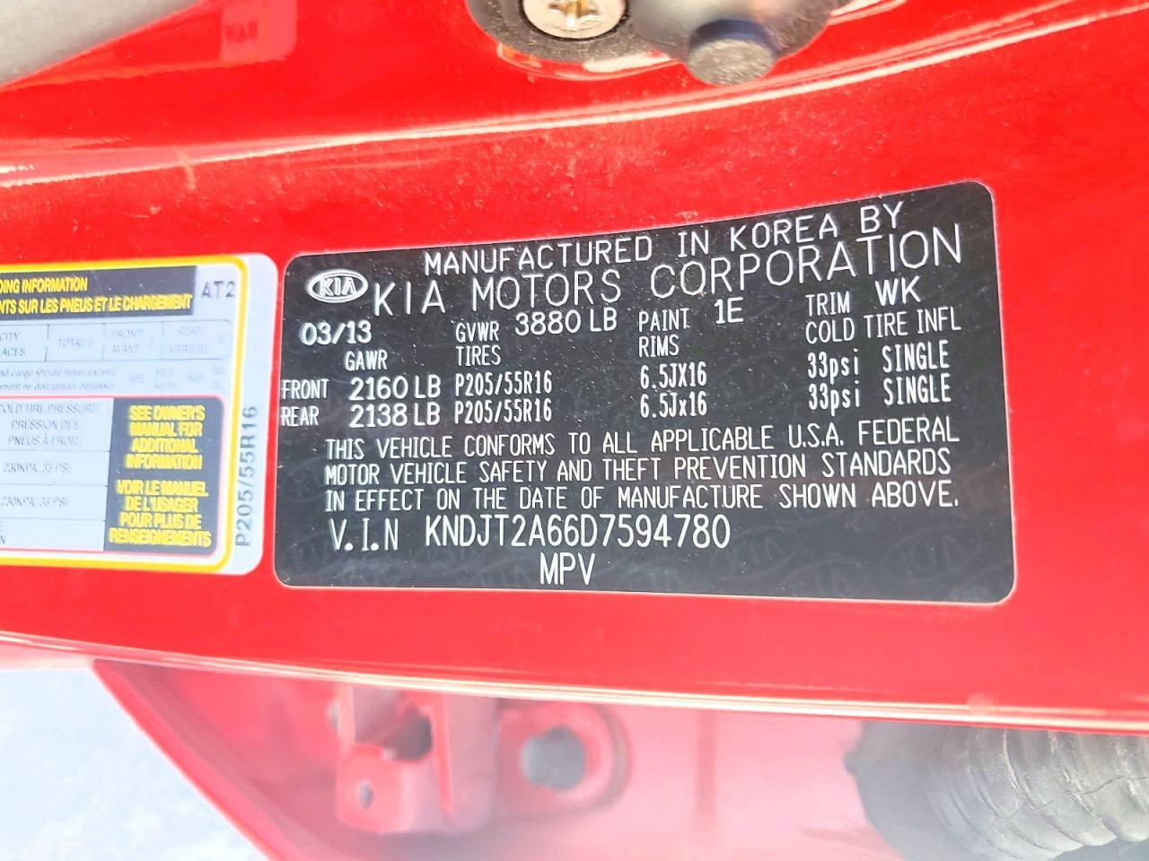 2013 KIA SOUL