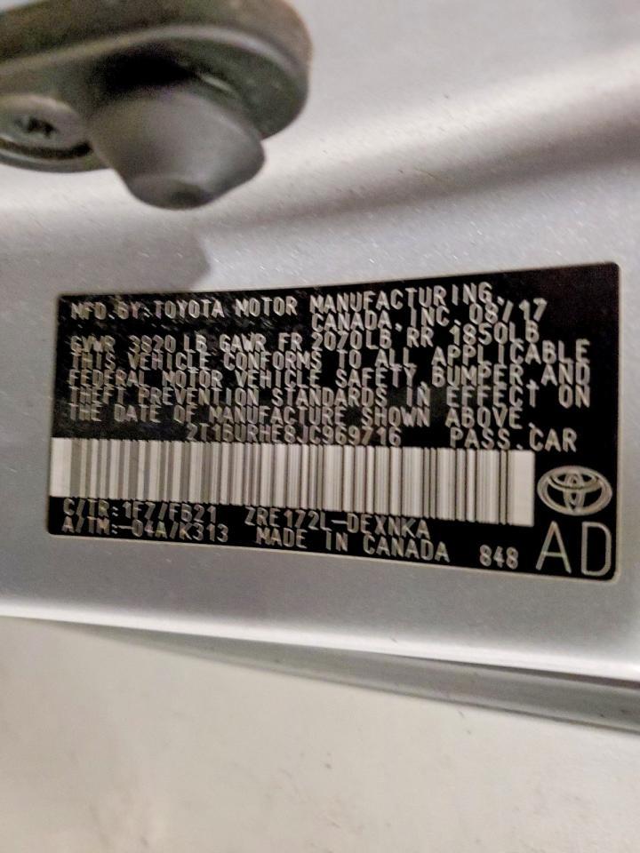 2018 TOYOTA COROLLA