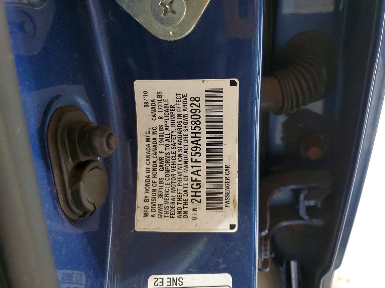 2010 HONDA CIVIC