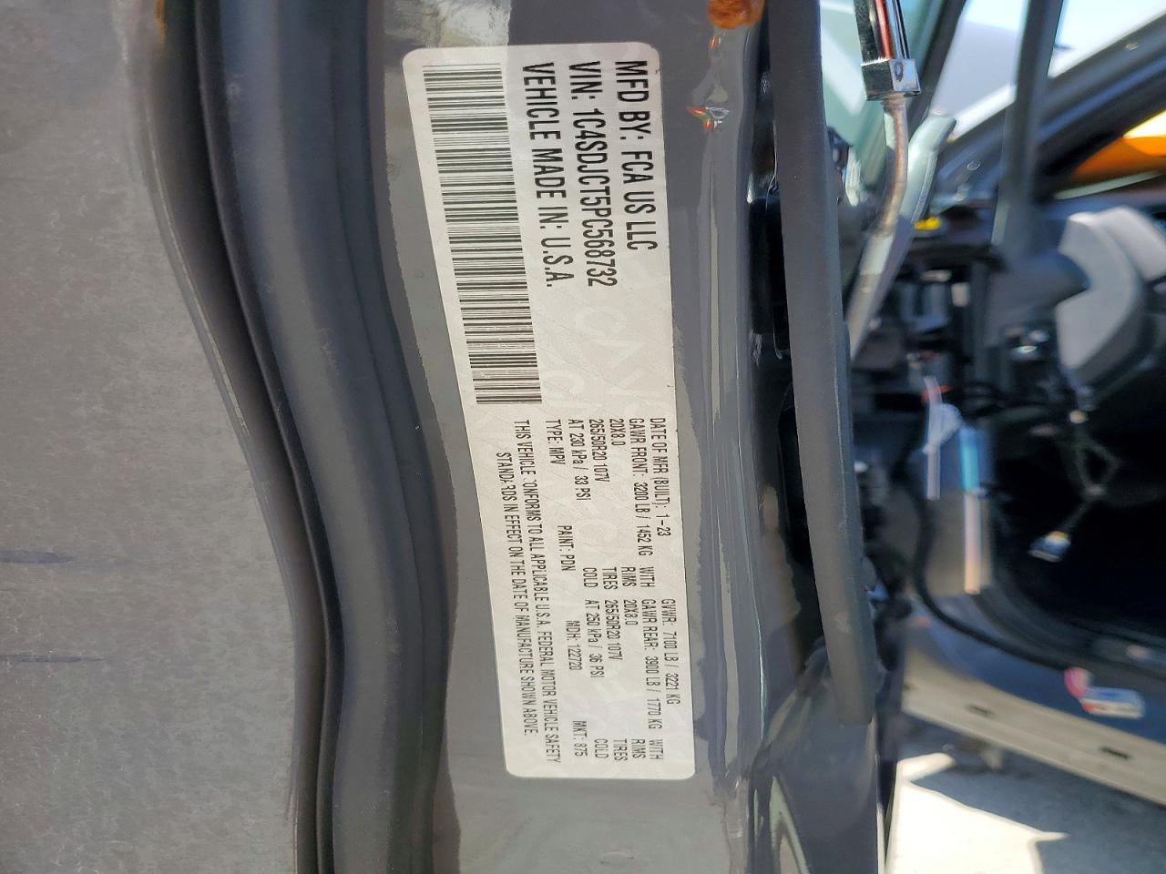 2023 DODGE DURANGO